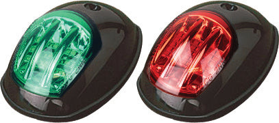 Black Nylon LED NAV LIGHTS PT&Starboard (400073-1)