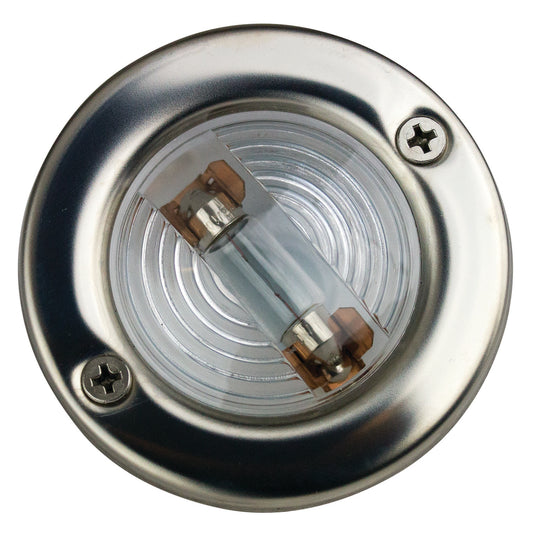 Stainless Steel TRANSOM LIGHT ROUND (400135-1)