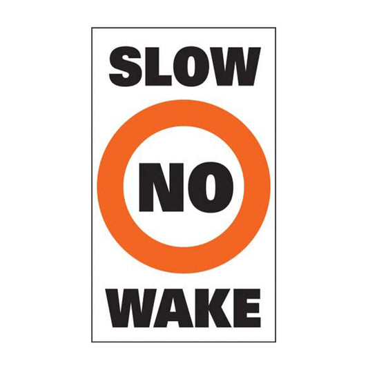 SURMARK LABEL-SLOW NO WAKE (46181)