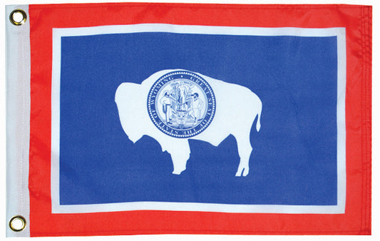 WYOMING  FLAG 12X18 (93136)