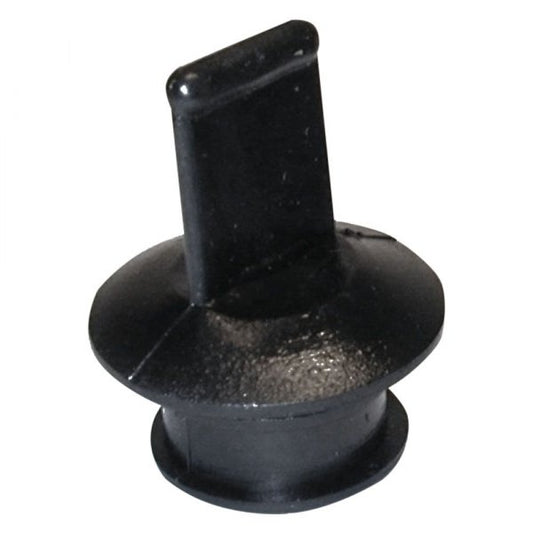 1 1/8-1 1/4 VINYL PUSH Plug-Black (PP-118-DP)