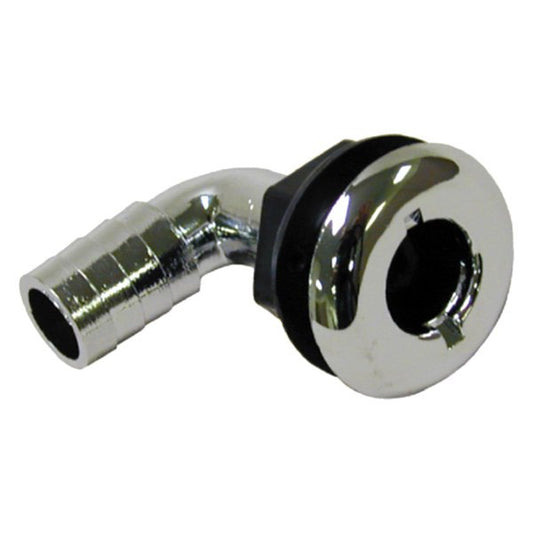 1 1/8-90 Degree TH-HULL-Chrome (TH-1290CP-DP)