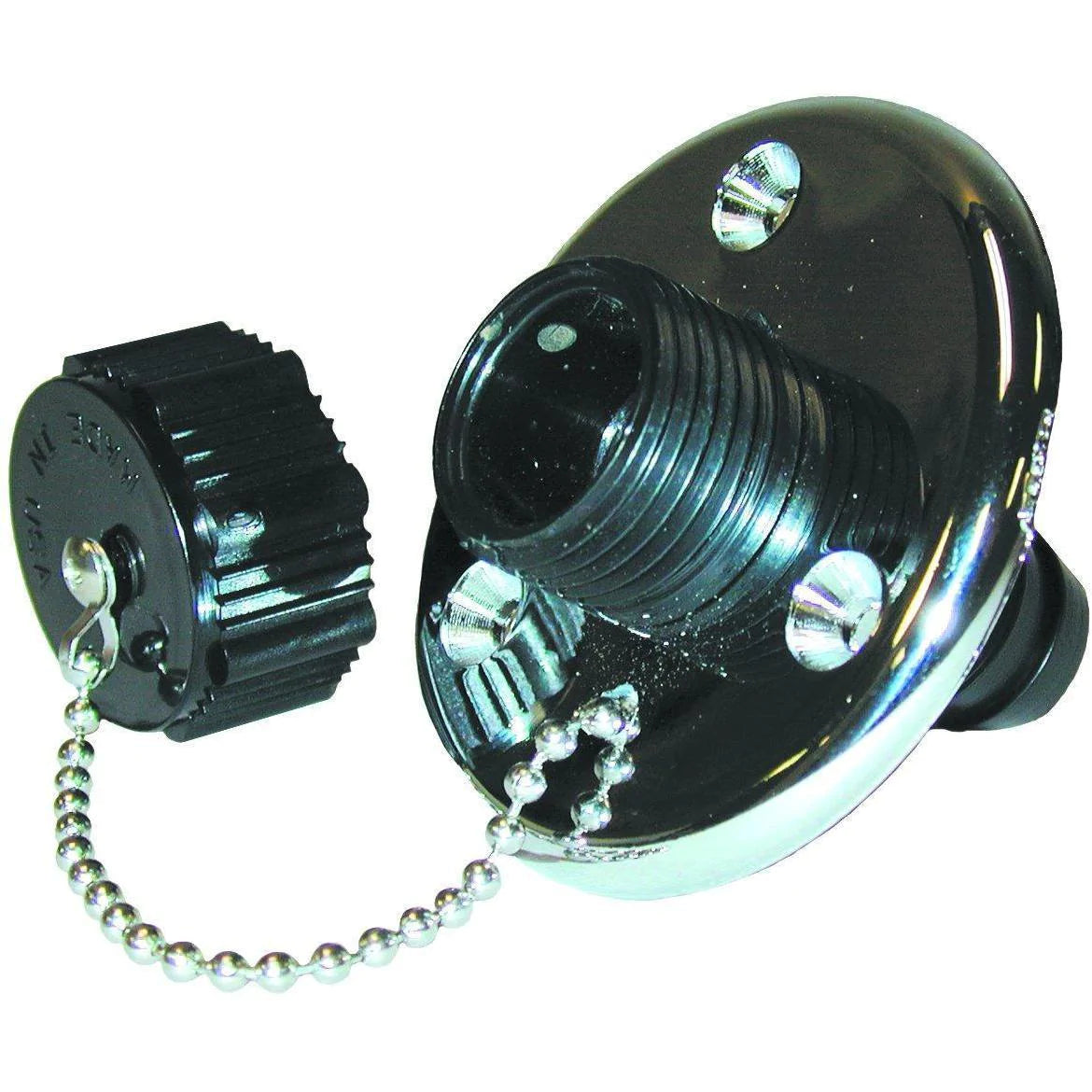 WASHDOWN FITTING-Chrome FLANGE (WD-1CP-DP)