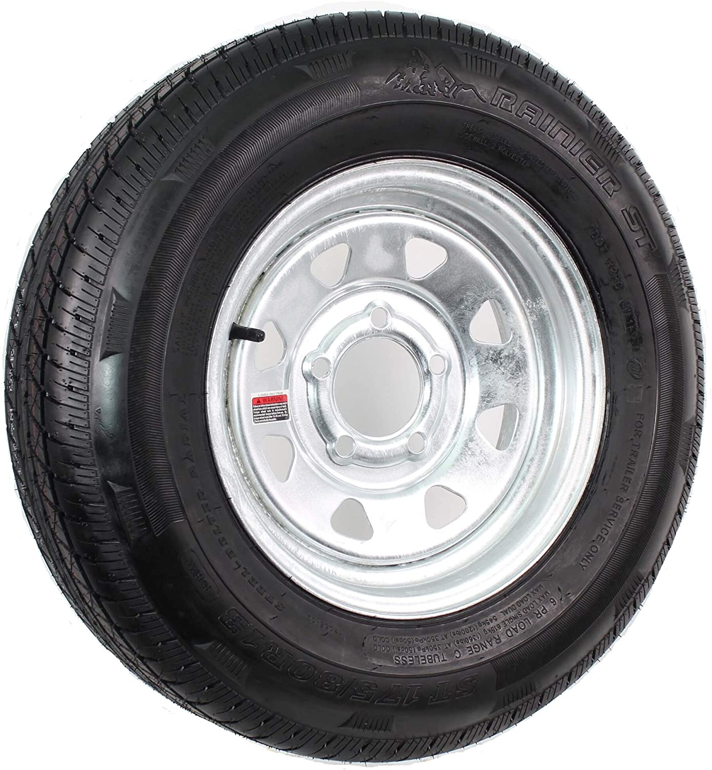 ST175/80R13 5LUG RADIAL TIRE/W (Y810120)